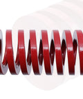 Close-up of the Antrader red medium load die springs set for mold pressing, showing heavy-duty rectangular closed-end compression springs.