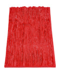 Red textured Heavy Duty Concrete Mold 434x252mm Reusable Plastic Formwork For Pavers And Slabs Built Tough For DIY Projects