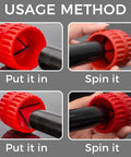 Two Piece Pipe Deburring Kit With Reamer And Chamfer Tools For PVC PPR Copper Brass Aluminum Tubes showing usage method