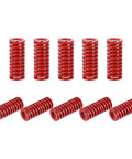 Red 20mm Outer Diameter Die Spring 50mm Long 10 Pack Closed End Medium Load Spiral Stamping Mold Die Springs 65Mn Steel