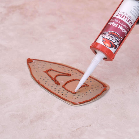 Applying Red RTV Silicone Gasket Maker Sealant, Heavy Duty Automotive Grade, Oil Resistant And Heat Safe Up To 600F, 10.1 Fl Oz