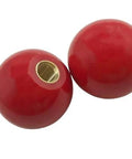 Replacement Red Gear Shift Lever Knob for Tractors Two Pack Durable OEM Equivalent Part shown in a close-up view.