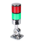 Workhorse 12-24V LED Stack Tower Lights With Buzzer for Industrial Warning Andon Signal Lamps, two-layer column beacon.