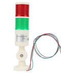 Red Green LED Tower Light For 24V DC CNC Machines, Industrial Signal Lamp For Milling Lathe And Factory Automation, red and green flashing