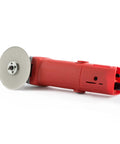 Power tool with 4 Inch Diamond Flat Lap Disc 100mm Grit 320 Coated Grinding Disk attached, shown from side view