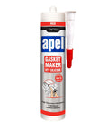 Heavy Duty High Temp RTV Silicone Gasket Maker And Sealant For Auto And Machinery That Handles Serious Heat From 104 Degrees Fahrenheit To 572 Degrees Fahrenheit Red 10.2 Oz Gasket Sealing Adhesive For Engines And Exhaust