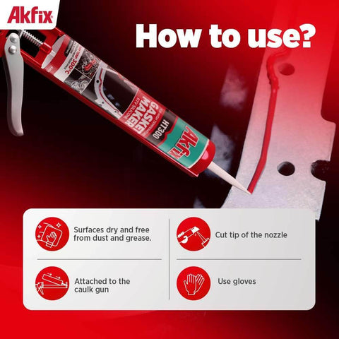 Heavy-Duty High Temp Silicone Gasket Maker And RTV Sealer - DIY Friendly, Flexible Heat Resistant Sealant Up To 600F