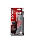 Red High Temp Sensor Safe RTV Silicone Sealant For Auto Engines Oxygen Sensor Friendly Heat Resistant Gasket Sealant Won’t Shrink Or Crack Won’t Foul Sensors 80 mL Tube Built For Extreme Temperatures And Thermal Cycling close-up view showing packaging and tube.