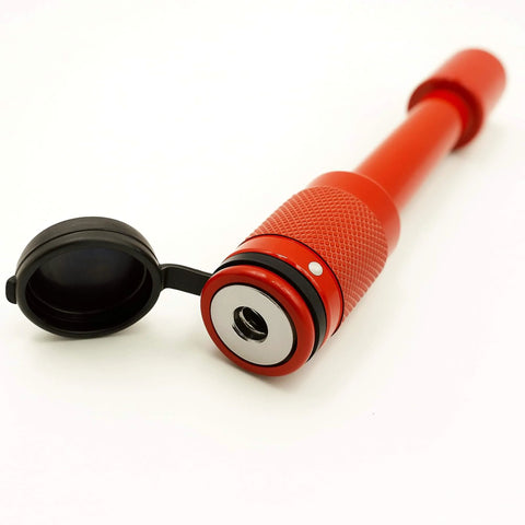 Rugged Hitch Pin Lock For Class III And IV Five Eighths Inch Hitches With Rubberized Cap, Weatherproof Anti Theft Security close-up
