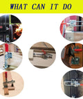 Various applications of Small Quick Release Horizontal Toggle Clamp 60 Lbs 27 Kg 8 Pack GH 201 in woodworking and metalworking.