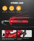 10 Ton Hydraulic Floor Jack Pump Ram Replacement With Long Handle For Auto Body Frame Repair And Heavy Duty Equipment Maintenance OCPTY Includes 1.4m Oil Hose And 62 MPa Working Pressure Portable 14.13 Lb Weight Red Finish For Cars Trucks Farms And