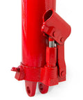 BeefedUp 8 Ton Hydraulic Ram Engine Lift Hoist for Garage and Shop Cranes with long ram and clevis base, side view