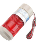 Industrial LED Tower Signal Light Red 24V DC Safety Stack Lamp For Machinery And Industrial Equipment With High Visibility