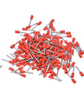 Heavy Duty Insulated Ferrule Terminals Set In Copper With PVC Insulation, 0.75mm2 AWG 20, 1000 Pieces scattered on white background