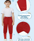 All Purpose Knicker Baseball Pants for Toddlers to Youth Boys and Girls, knee-length elastic hem with belt loops, front view