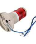 Red LED Industrial Signal Light Tower For 220V AC Continuous Warning Light With LTP-502T, plastic housing, base view
