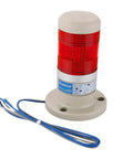Red LED Industrial Signal Light Tower For 220V AC Continuous Warning Light With LTP-502T, plastic housing, 80mm base diameter