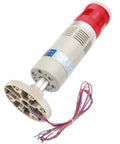 Industrial Signal Light Tower With Red LED Indicator And Built In Buzzer Continuous Warning Light DC 24V LGP-502TJ Metal And Plastic