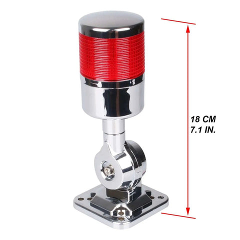 110V To 220V LED Stack Tower Lights For Industrial Warning Andon Signaling, 1 Layer Column Signal Beacon, 7.1 inch height