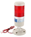 Industrial Signal Light Tower LED Alarm Red With Mounting Bracket For 110V Systems Continuous Red Indicator LGP 502T Round Tower Light