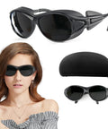 Red Light Therapy Glasses Eye Protection 200 To 2000nm For Tanning IPL Safety, polycarbonate frame, case included.