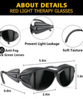 Red Light Therapy Glasses Eye Protection 200 To 2000nm For Tanning IPL Safety with anti-fog lenses and soft texture