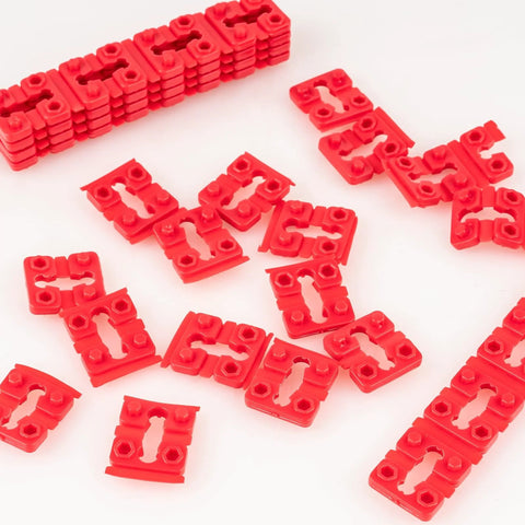 48 Piece Outlet Spacers Pack For Electrical Boxes And Wall Plates Plastic Spacers For Loose Plug Fix arranged in piles