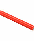 Durable Polyurethane Coated Conveyor Roller 2.4 Inch Diameter 20 Inch Length Red With Stainless Steel Shaft And Galvanized End