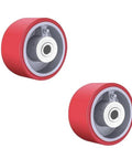Industrial Heavy Duty Caster Wheels Available In 4 5 6 And 8 Inch Diameters By 2 Inch Width With Polyurethane Construction