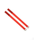 Rear Door Open Rope Kit For L3 Y Series Cars 2021 2022 2023 2024 Extended Manual Door Release Puller in red, durable suede backing