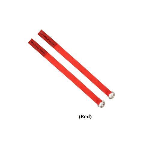 Rear Door Open Rope Kit For L3 Y Series Cars 2021 2022 2023 2024 Extended Manual Door Release Puller In Red With Suede Backing
