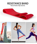 Resistance band from 5 in 1 Foam Roller Set With Trigger Point Roller Massage Stick Massage Ball And Resistance Band For Deep Muscle Relief And Recovery Suitable For Pilates Yoga Fitness And Full Body Stretches.