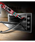 Heavy-Duty High Temp Silicone Gasket Maker And RTV Sealer - DIY Friendly, Flexible Heat Resistant Sealant shown near oven with caulking gun