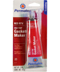 Go-To High Temp Red RTV Silicone Gasket Sealant 3 Oz Tube Pack Of 12 Replaces Cut Gaskets and Forms In Place visible in packaging