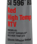 Red RTV Silicone Sealant 80mL Tube For Gasket Making, Withstand Up To 600F Intermittent Heat, Resists Aging, Weather, And Thermal Cycling
