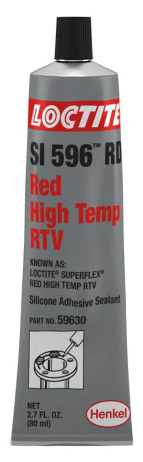 Red RTV Silicone Sealant 80mL Tube For Gasket Making, Withstand Up To 600F Intermittent Heat, Resists Aging, Weather, And Thermal Cycling