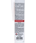 Back view of Red High Temperature RTV Silicone Gasket Maker And Sealant For Auto Shop Boat And Heavy Machinery, 10.3 oz tube