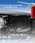 Car Oil Can Pump Oiler 200 Ml High Pressure Cold Rolled Steel Spray Gun With Spout above car engine