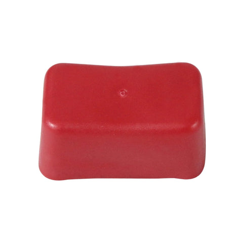 10 Pack Red Plastic Strut Channel Caps For 13/16 And 7/8 Tall Strut Channel Ends, 1-5/8 By 7/8 Inch Short End Caps