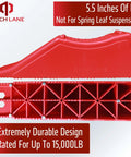 Rugged Five And A Half Inch Lift Trailer Ramp For Quick Tire Changes On Dual Axle Trailers, Engineered For Extra Traction And Durability, 15,000 Lb Rating