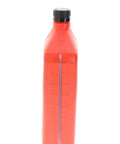 Red bottle of XT11QDC Transmission Fluid For Smooth Shifts And Top Notch Drivetrain Protection with black cap, side view