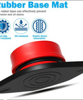 Spring Vibration Isolators With Mounting Bolts For Floor Mounting On Heavy Machinery Set Of Four ZDX 2 110 176 Lbs Capacity Durable Steel Base With Rubber Cushion For Effective Damping And Noise Reduction During Operation, red rubber base mat for shock absorption and oil resistance