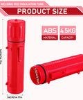 Red 14 Inch Welding Rod Storage Tubes Two Pack Airproof Waterproof Electrode Holders For Stick Welding Canisters