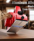 Milwaukee Cordless Three And One Quarter Inch Wood Planer With Brushless Motor 18V Max Bare Tool in use on wood surface