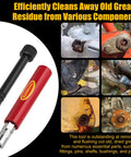 Go To Grease Fitting Cleaning Tool Red That Cleans Zerk Fittings And Removes Dried Grease From Pins Shafts Bushings And Joints