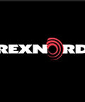 Rexnord logo on black background with red circular design