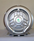 Front view of High Power Regenerative Blower 1.1 HP 220 To 480V Three Phase 103 CFM Airflow 52 InH2O 64 dB Compact for industrial use