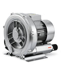 High-pressure regenerative blower delivers reliable, continuous air for sewage aeration, aquariums, and ponds, 0.4HP.
