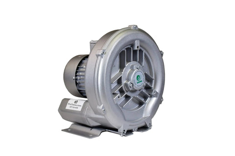 Regenerative Blower 2 HP 220-480V Three Phase 102 CFM Airflow 88 In H2O Pressure Industrial Air Blower