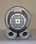 Front view of High Power Regenerative Blower 1.1 HP 220 To 480V Three Phase 103 CFM Airflow 52 InH2O 64 dB Compact Design for industrial use.